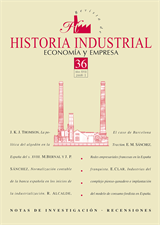 Revista de Historia Industrial núm. 36